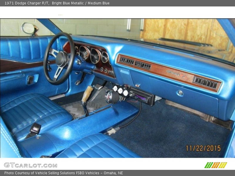  1971 Charger R/T Medium Blue Interior