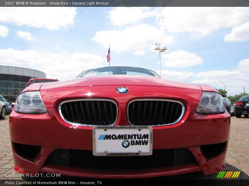 Imola Red / Sepang Light Bronze 2007 BMW M Roadster