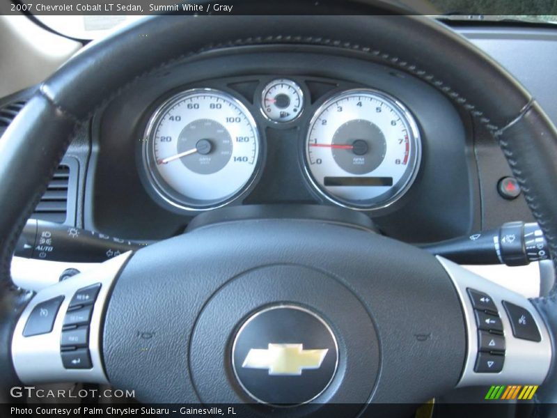 Summit White / Gray 2007 Chevrolet Cobalt LT Sedan
