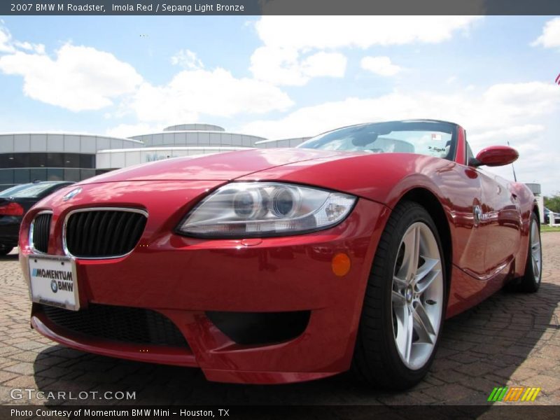 Imola Red / Sepang Light Bronze 2007 BMW M Roadster