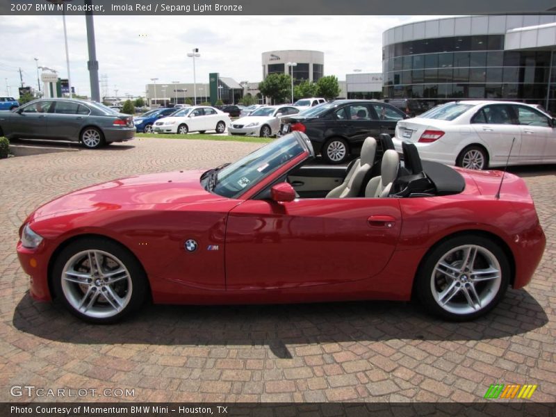Imola Red / Sepang Light Bronze 2007 BMW M Roadster