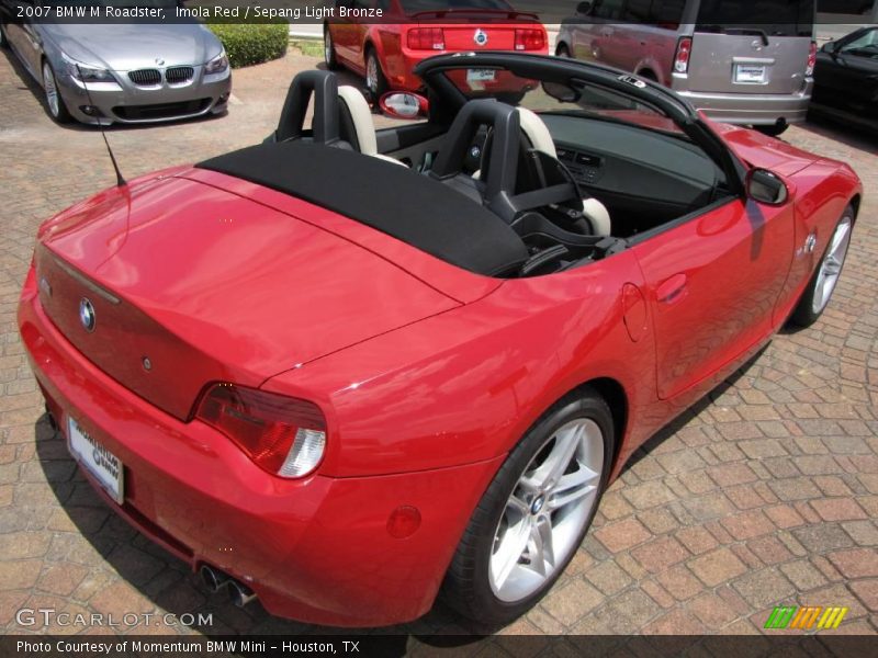 Imola Red / Sepang Light Bronze 2007 BMW M Roadster