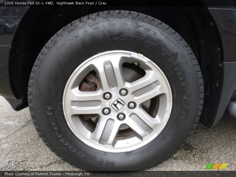 Nighthawk Black Pearl / Gray 2005 Honda Pilot EX-L 4WD