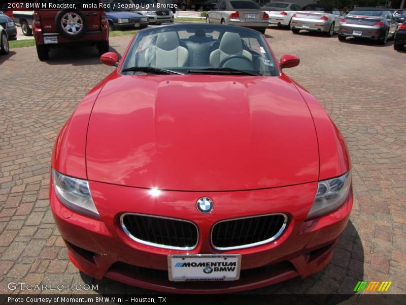 Imola Red / Sepang Light Bronze 2007 BMW M Roadster