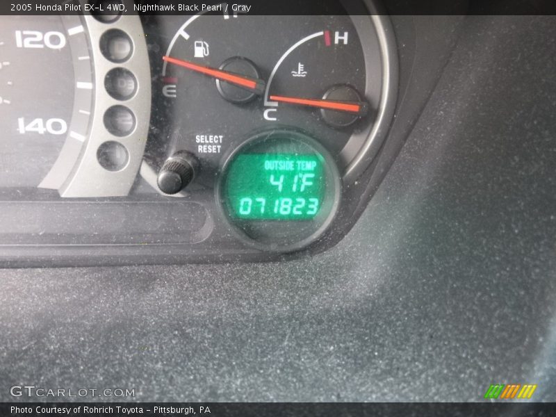 Nighthawk Black Pearl / Gray 2005 Honda Pilot EX-L 4WD