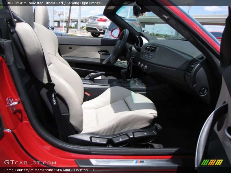 Imola Red / Sepang Light Bronze 2007 BMW M Roadster