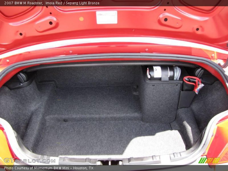 Imola Red / Sepang Light Bronze 2007 BMW M Roadster