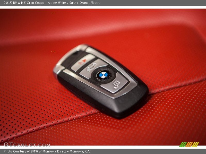 Keys of 2015 M6 Gran Coupe