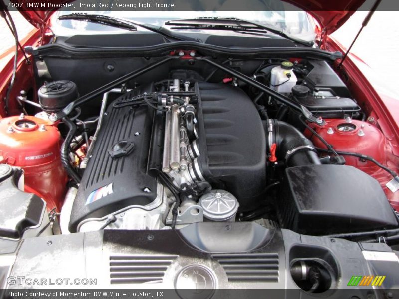 Imola Red / Sepang Light Bronze 2007 BMW M Roadster