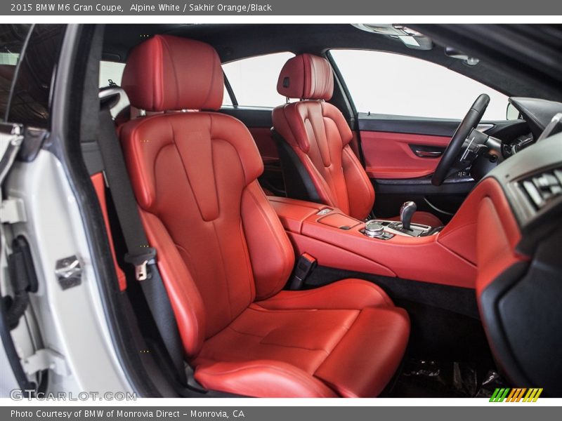 Front Seat of 2015 M6 Gran Coupe