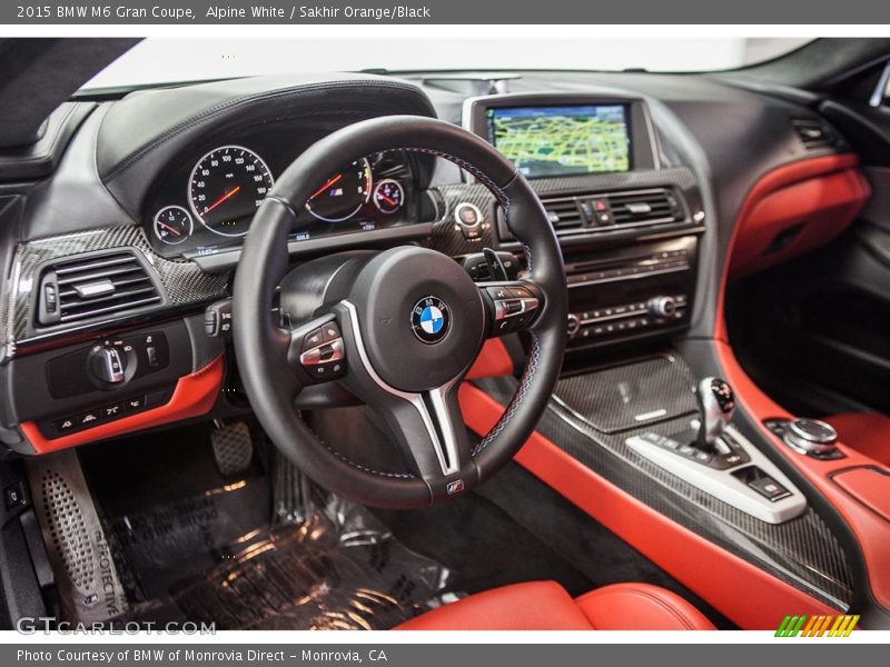 Sakhir Orange/Black Interior - 2015 M6 Gran Coupe 
