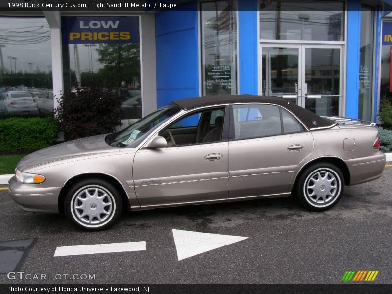 Light Sandrift Metallic / Taupe 1998 Buick Century Custom