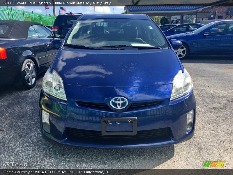 Blue Ribbon Metallic / Misty Gray 2010 Toyota Prius Hybrid V