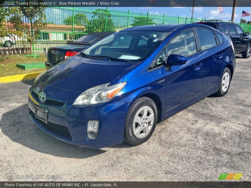 Blue Ribbon Metallic / Misty Gray 2010 Toyota Prius Hybrid V