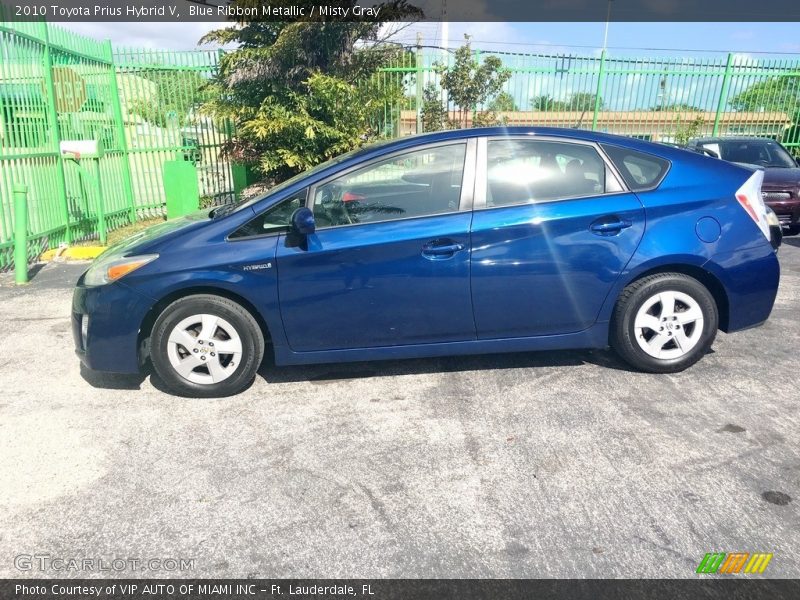 Blue Ribbon Metallic / Misty Gray 2010 Toyota Prius Hybrid V