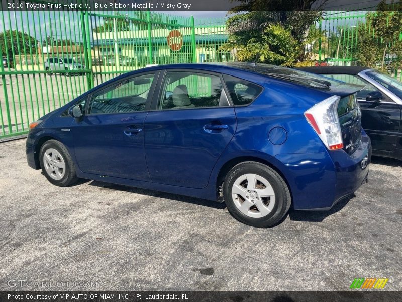 Blue Ribbon Metallic / Misty Gray 2010 Toyota Prius Hybrid V
