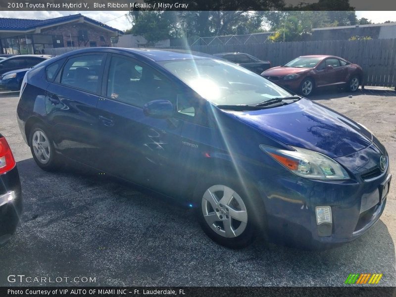 Blue Ribbon Metallic / Misty Gray 2010 Toyota Prius Hybrid V