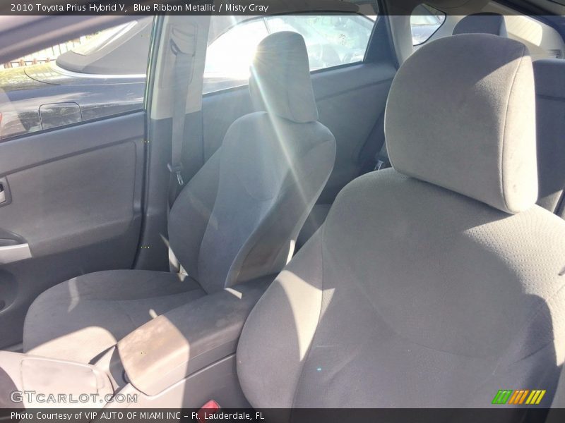 Blue Ribbon Metallic / Misty Gray 2010 Toyota Prius Hybrid V