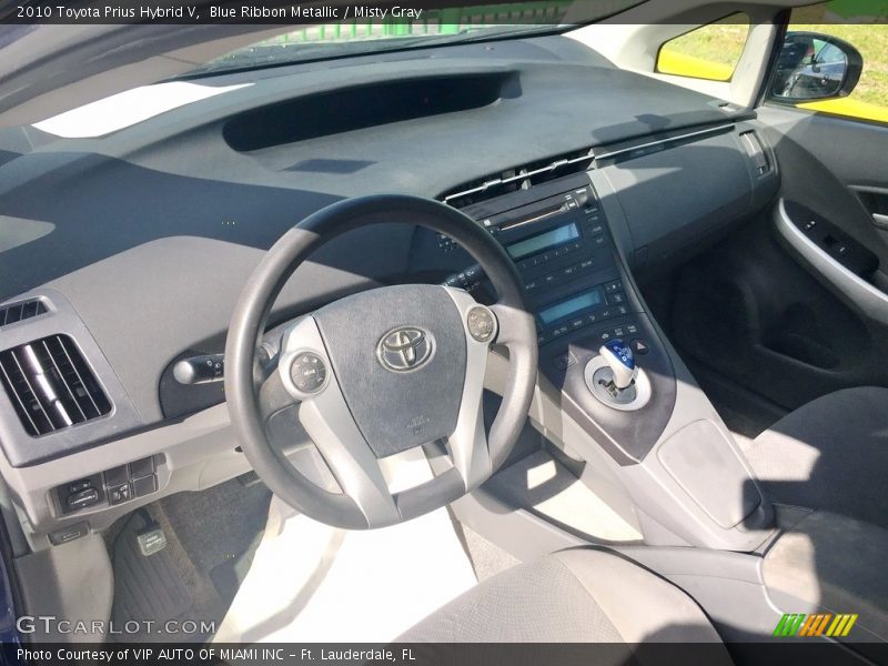 Blue Ribbon Metallic / Misty Gray 2010 Toyota Prius Hybrid V