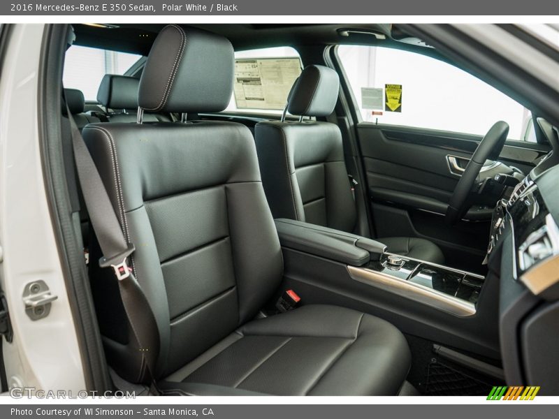 Polar White / Black 2016 Mercedes-Benz E 350 Sedan