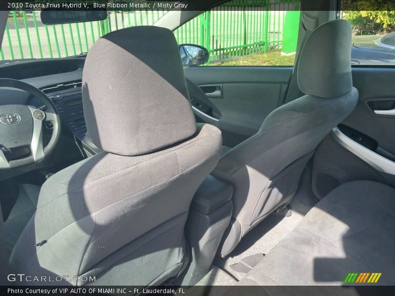 Blue Ribbon Metallic / Misty Gray 2010 Toyota Prius Hybrid V