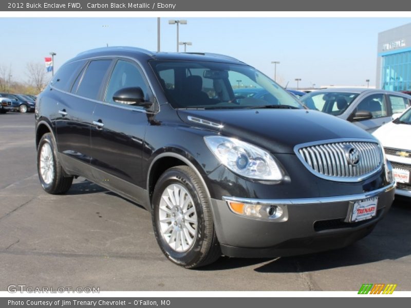 Carbon Black Metallic / Ebony 2012 Buick Enclave FWD