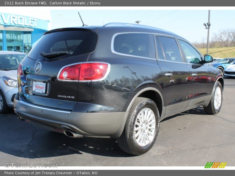 Carbon Black Metallic / Ebony 2012 Buick Enclave FWD