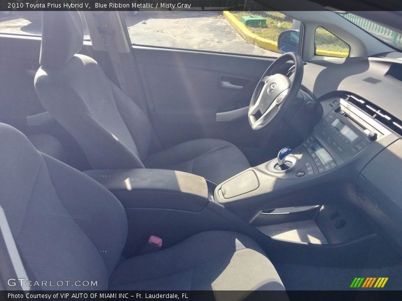 Blue Ribbon Metallic / Misty Gray 2010 Toyota Prius Hybrid V