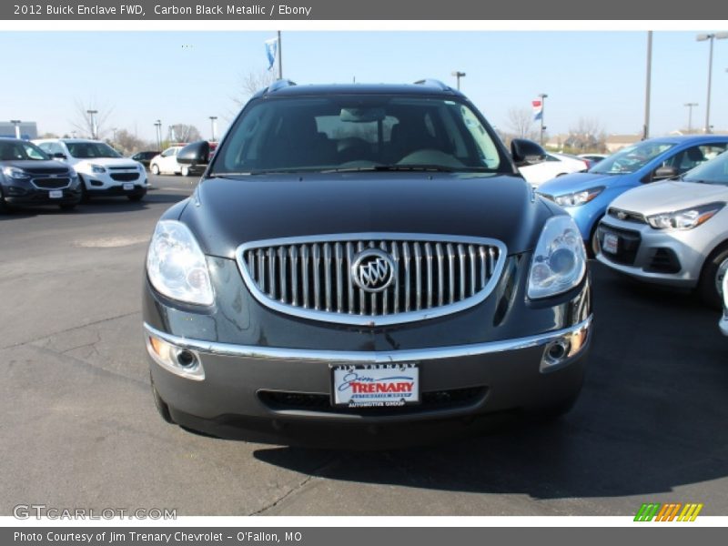 Carbon Black Metallic / Ebony 2012 Buick Enclave FWD