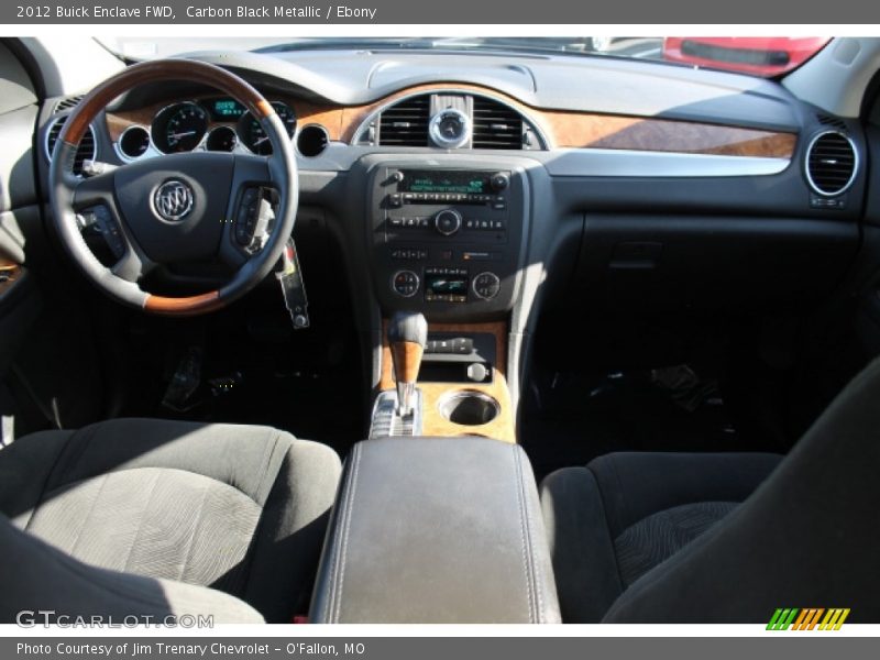 Carbon Black Metallic / Ebony 2012 Buick Enclave FWD