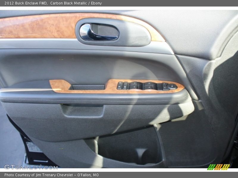 Carbon Black Metallic / Ebony 2012 Buick Enclave FWD