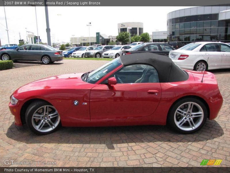 Imola Red / Sepang Light Bronze 2007 BMW M Roadster