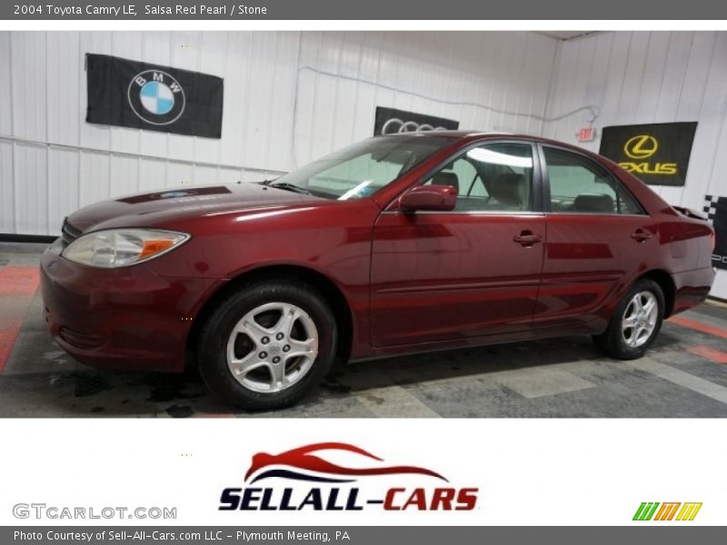 Salsa Red Pearl / Stone 2004 Toyota Camry LE