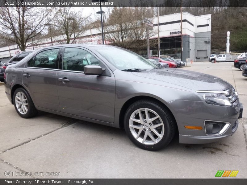 Sterling Grey Metallic / Charcoal Black 2012 Ford Fusion SEL