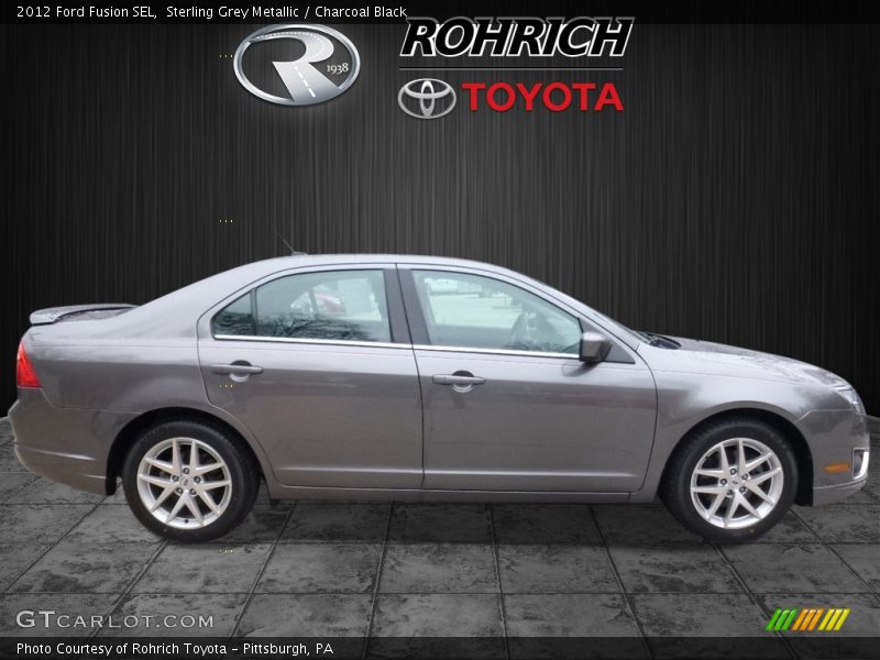 Sterling Grey Metallic / Charcoal Black 2012 Ford Fusion SEL