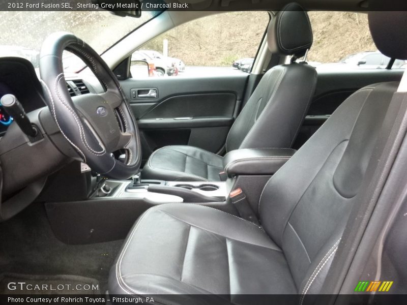 Sterling Grey Metallic / Charcoal Black 2012 Ford Fusion SEL
