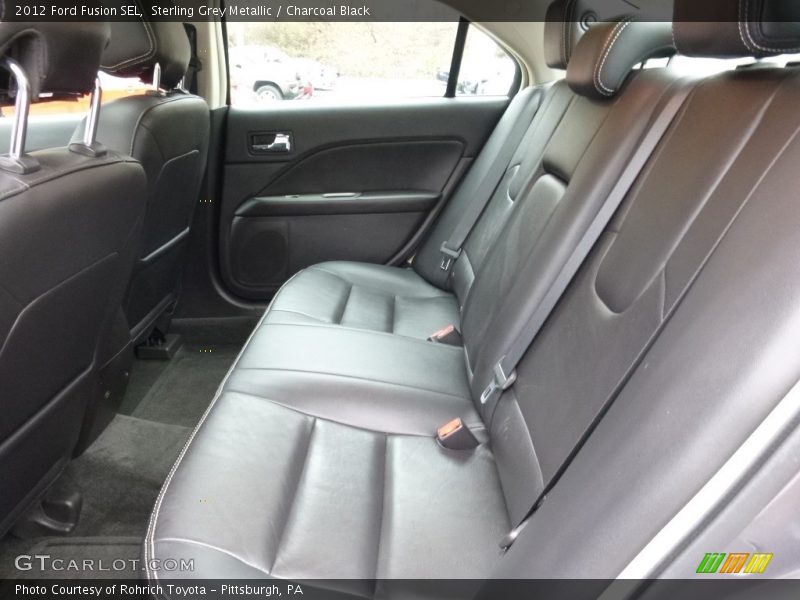 Sterling Grey Metallic / Charcoal Black 2012 Ford Fusion SEL