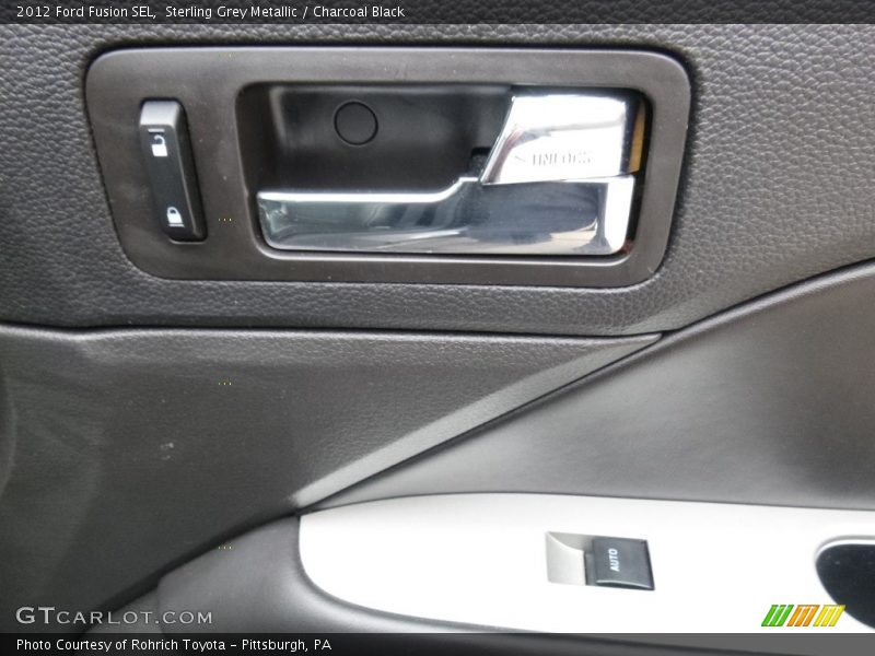 Sterling Grey Metallic / Charcoal Black 2012 Ford Fusion SEL