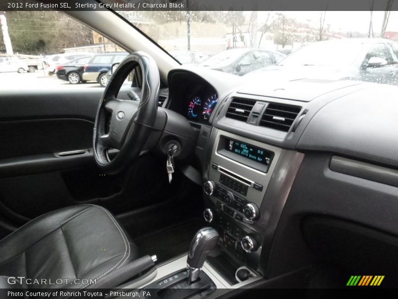Sterling Grey Metallic / Charcoal Black 2012 Ford Fusion SEL