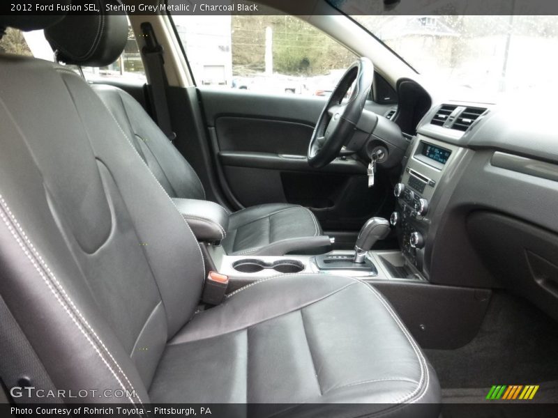 Sterling Grey Metallic / Charcoal Black 2012 Ford Fusion SEL