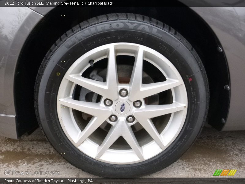 Sterling Grey Metallic / Charcoal Black 2012 Ford Fusion SEL
