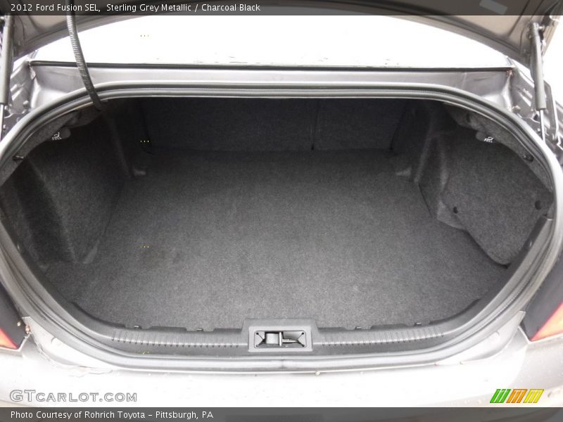 Sterling Grey Metallic / Charcoal Black 2012 Ford Fusion SEL