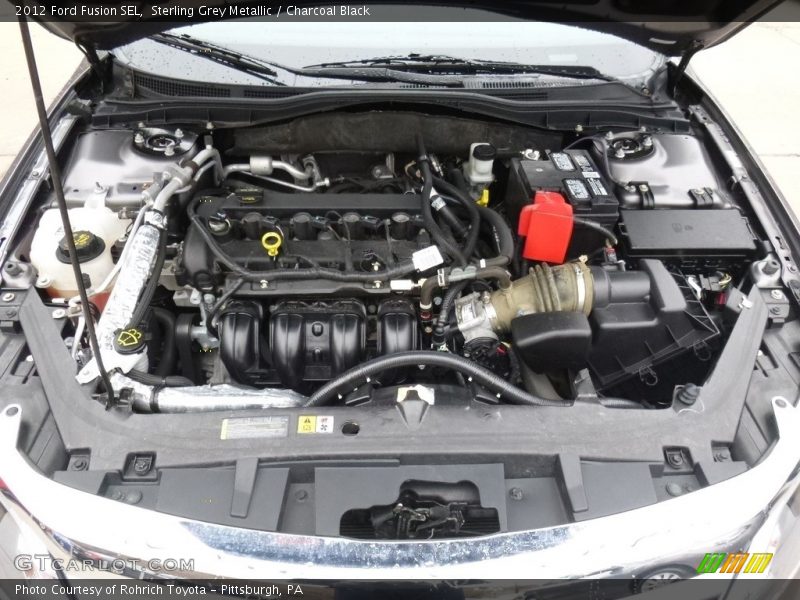 Sterling Grey Metallic / Charcoal Black 2012 Ford Fusion SEL