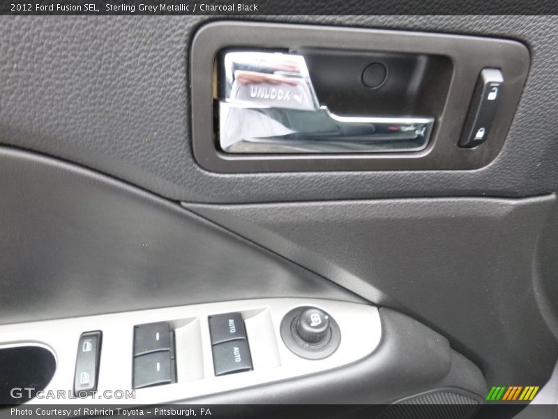 Sterling Grey Metallic / Charcoal Black 2012 Ford Fusion SEL