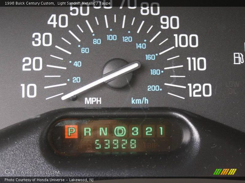 Light Sandrift Metallic / Taupe 1998 Buick Century Custom