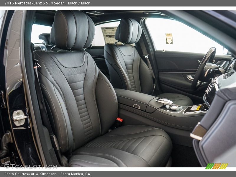 Black / Black 2016 Mercedes-Benz S 550 Sedan