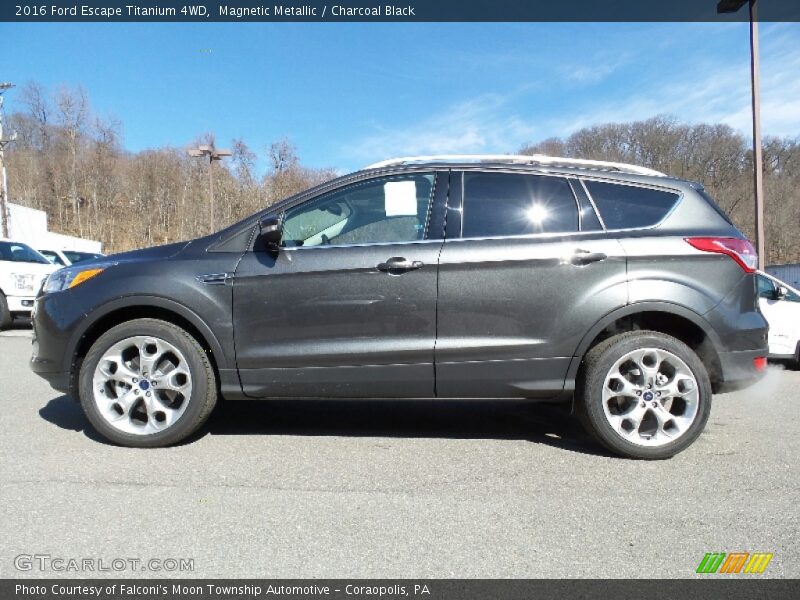 Magnetic Metallic / Charcoal Black 2016 Ford Escape Titanium 4WD