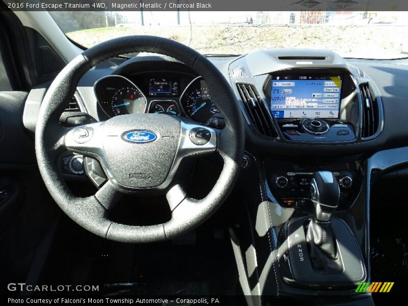 Magnetic Metallic / Charcoal Black 2016 Ford Escape Titanium 4WD