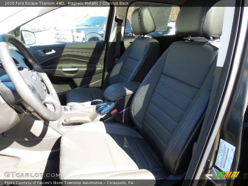 Magnetic Metallic / Charcoal Black 2016 Ford Escape Titanium 4WD