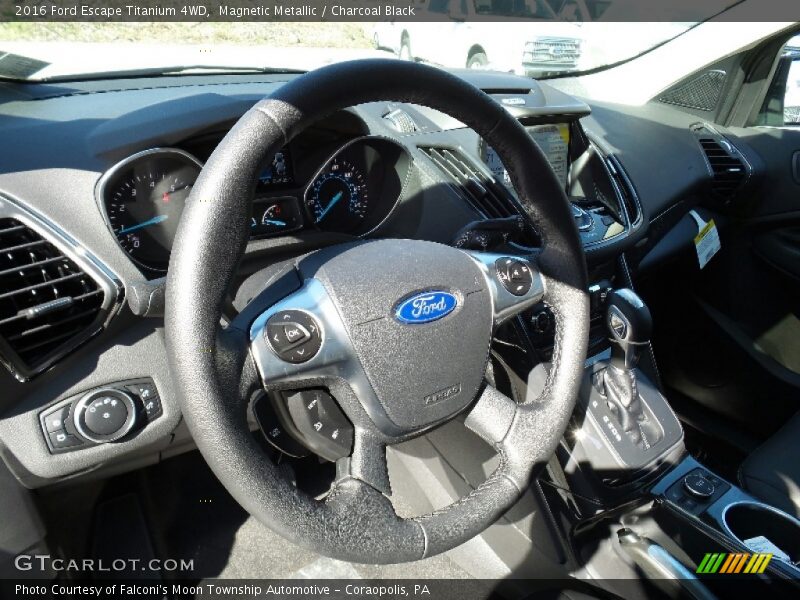 Magnetic Metallic / Charcoal Black 2016 Ford Escape Titanium 4WD